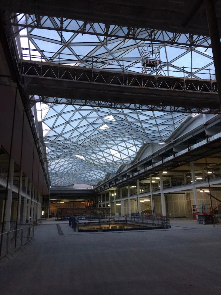 Westfield Extension construction progress image from Lasckos