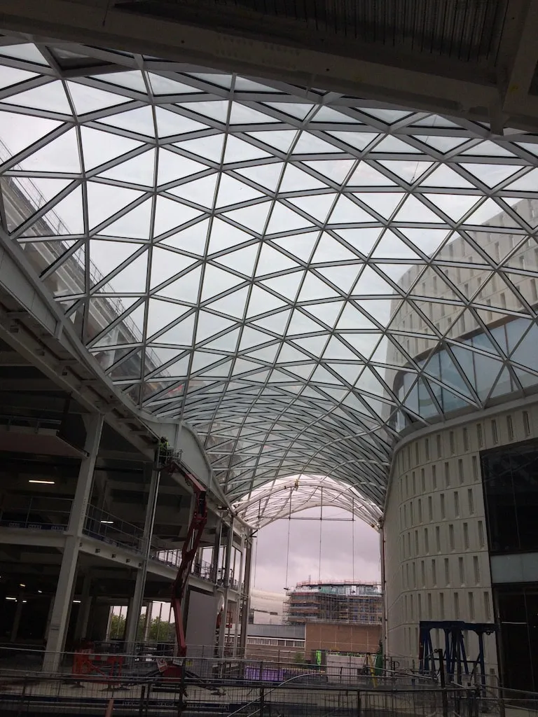 Westfield Extension construction progress image from Lasckos