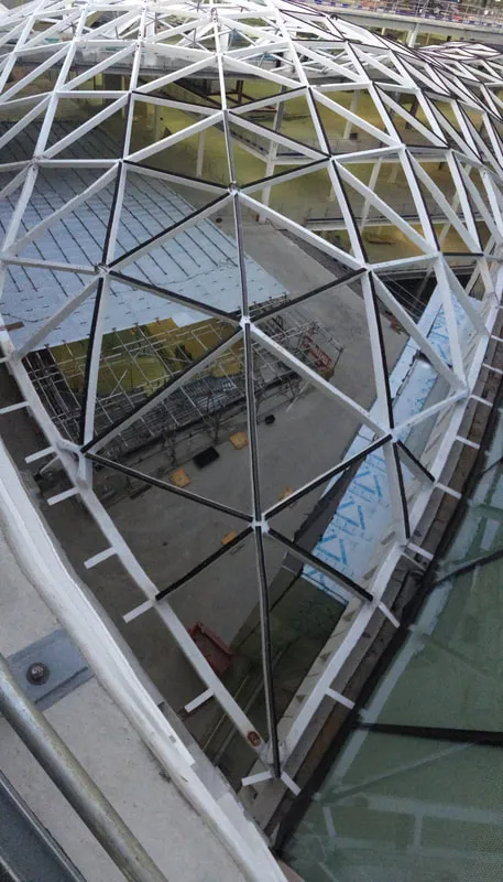 Westfield Extension construction progress image from Lasckos