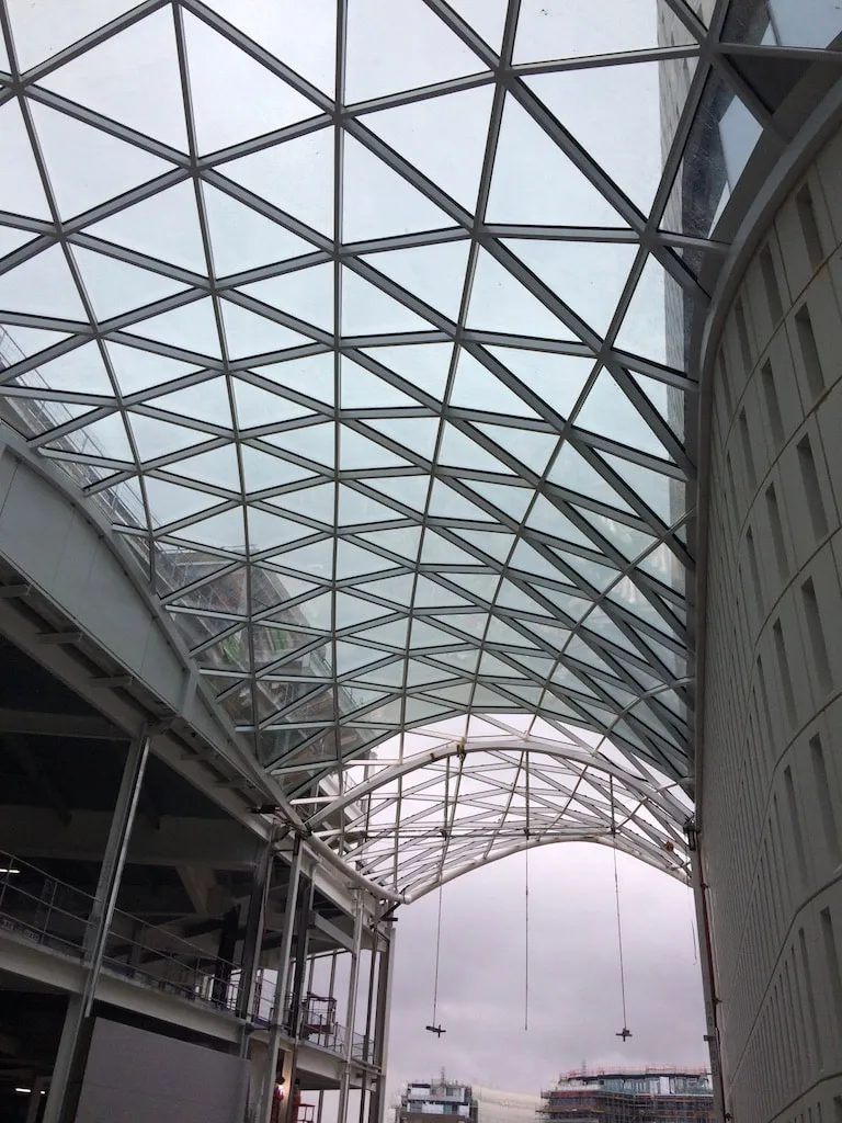 Westfield Extension construction progress image from Lasckos