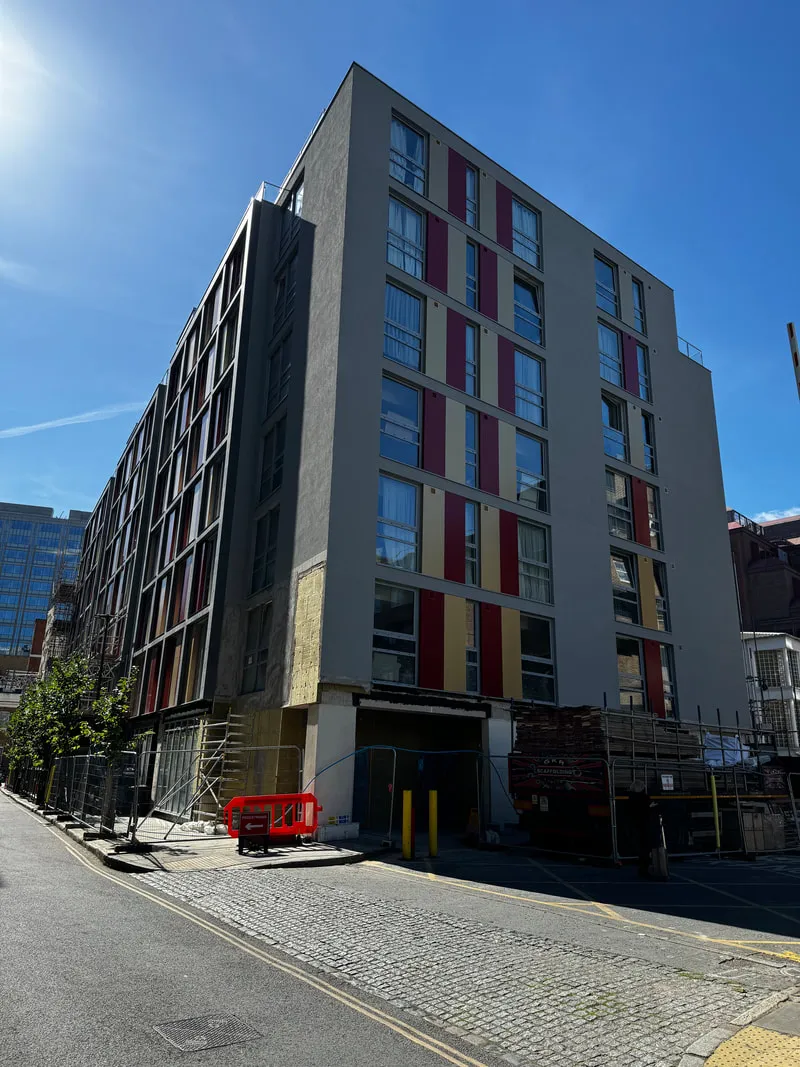 Lambs Passage construction progress image from Lasckos