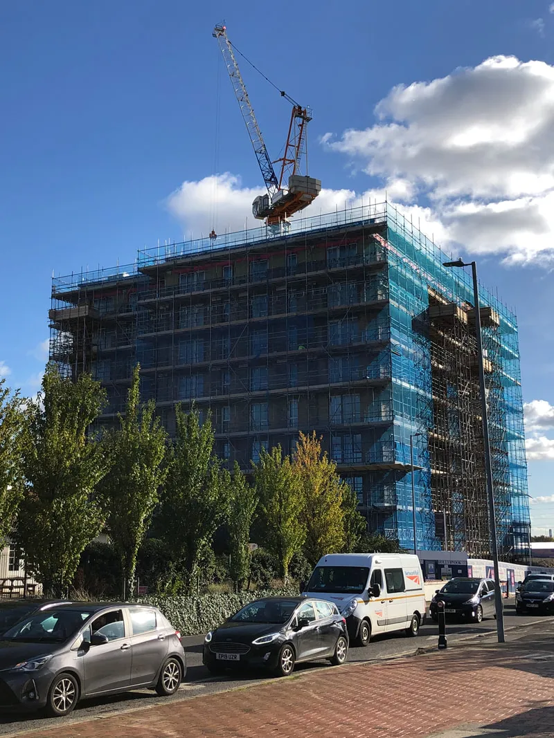 Checquers Ln. construction progress image from Lasckos