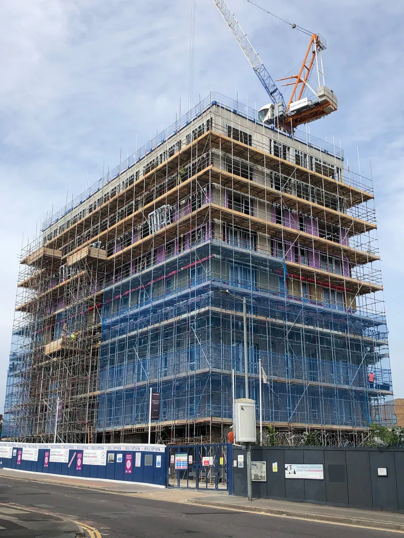 Checquers Ln. construction progress image from Lasckos